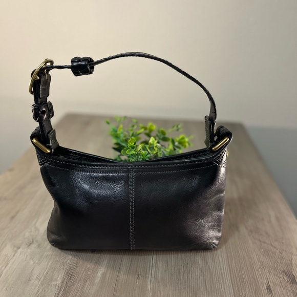 Vintage Coach Bleecker Satchel Black Leather - Picture 1 of 8